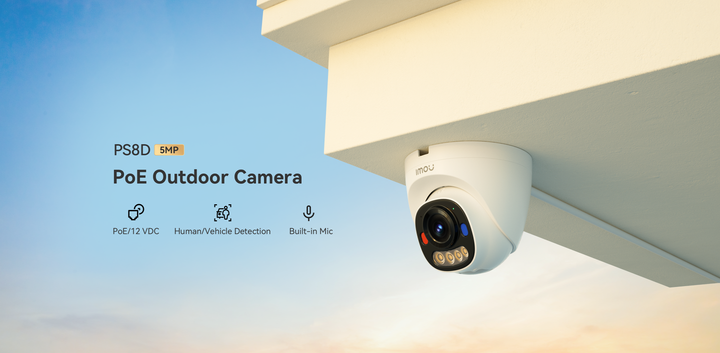 IMOU PS8D 5MP PoE outdoor turret security camera