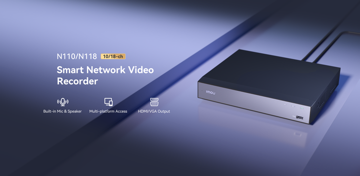 IMOU N110 10-channel H.265 4K network video recorder