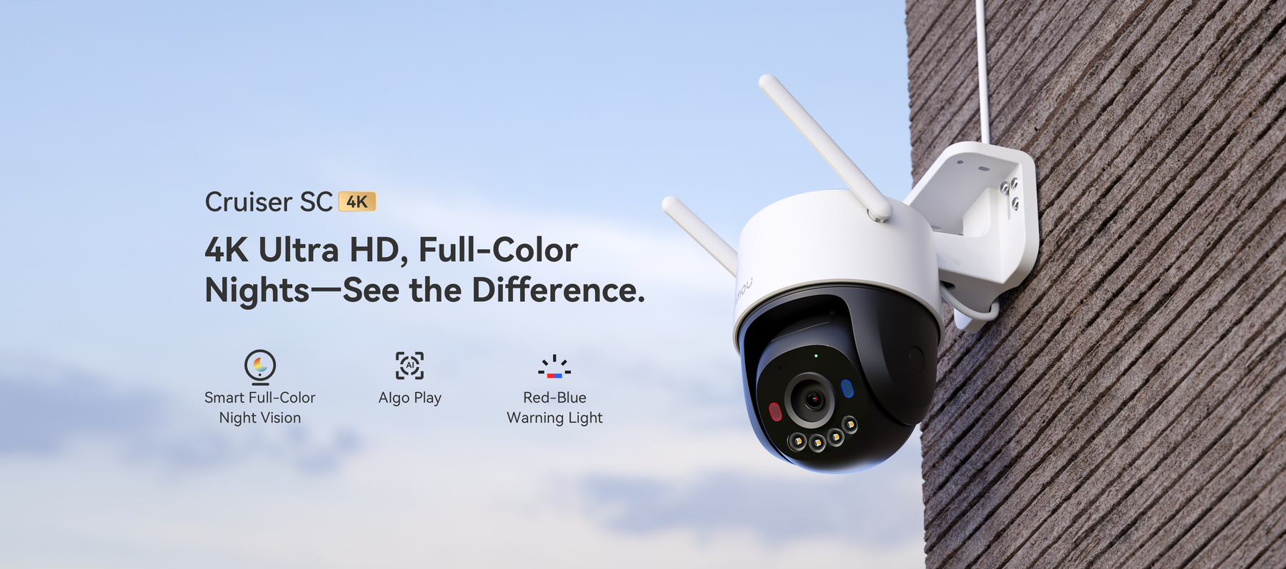 IMOU Cruiser SC 8MP 4K outdoor PTZ security camera