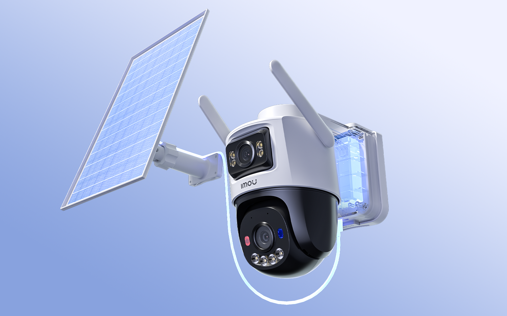IMOU AOV Dual 10MP 4G and Wi-Fi solar-powered security camera